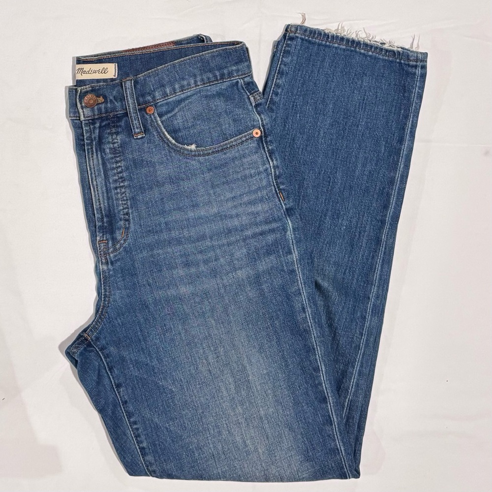 Madewell Perfect Vintage Crop Stretch Denim Jean Size 29 (8)